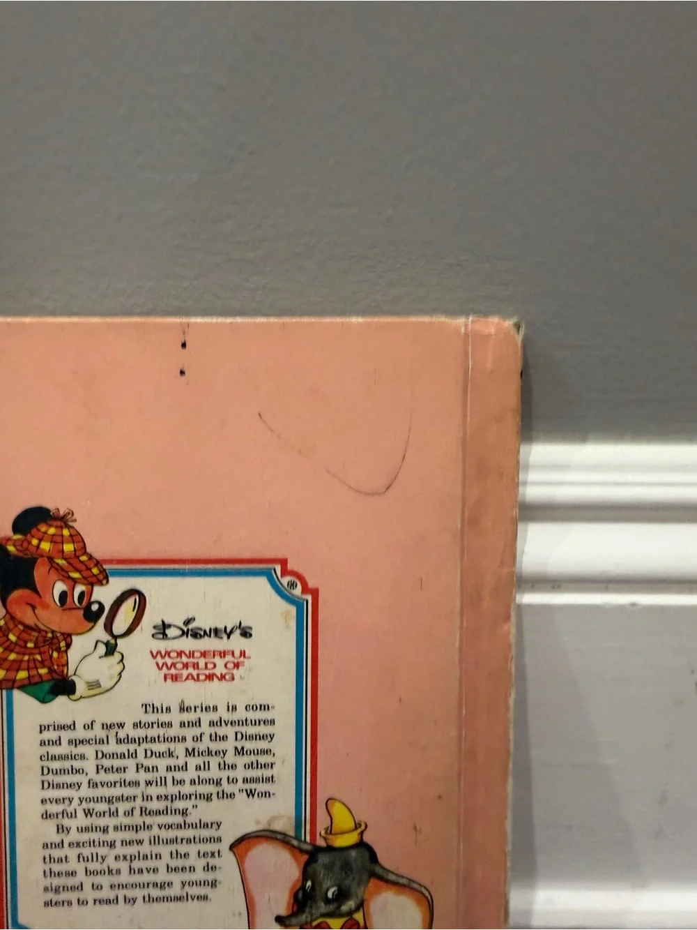 VINTAGE 1974 Disney Cinderella Pink Cover Hardcover Storybook for Kids Book